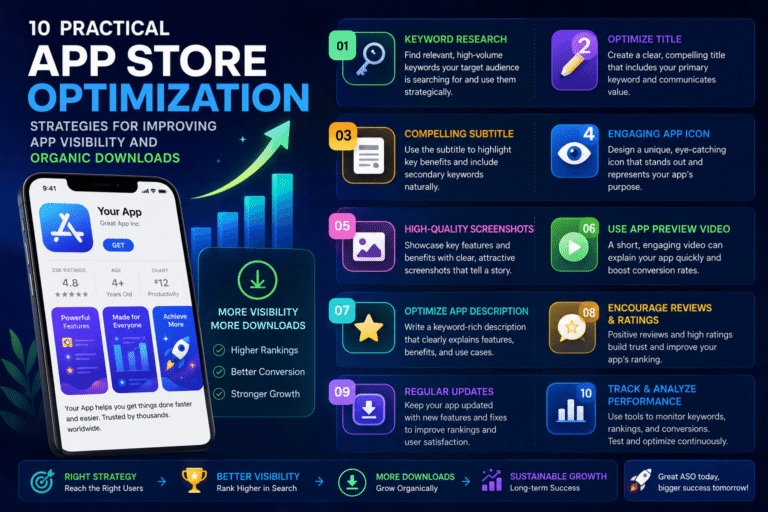 App Store Optimization (ASO) 10 Strategies to Boost Organic Downloads 2026