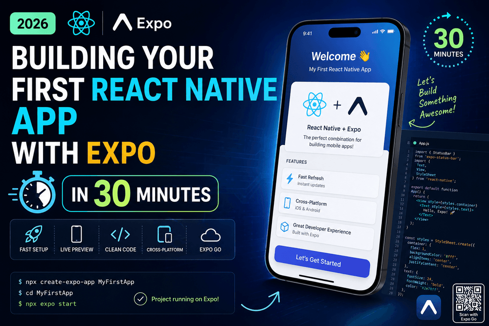 Building Your First React Native App with Expo in 30 Minutes 2026