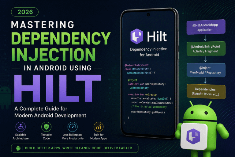 Mastering Dependency Injection in Android Using Hilt A Complete Guide for Modern Android Development