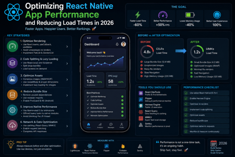Optimizing React Native App Performance and Reducing Load Times in 2026