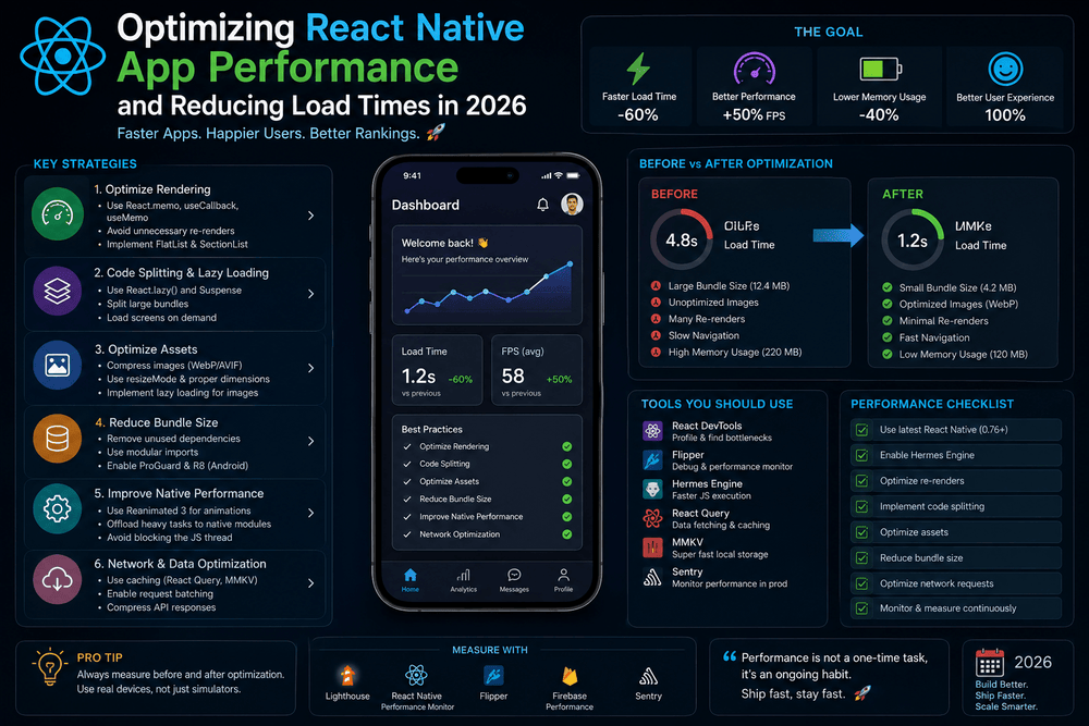 Optimizing React Native App Performance and Reducing Load Times in 2026