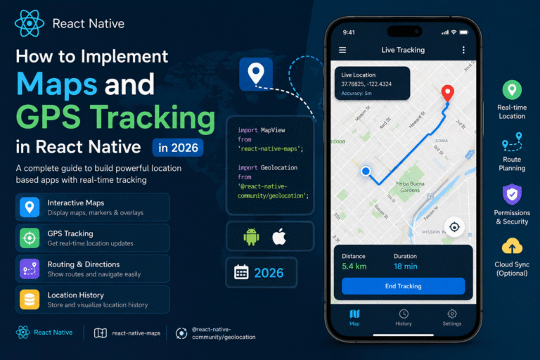 How to Implement Maps and GPS Tracking in React Native in 2026